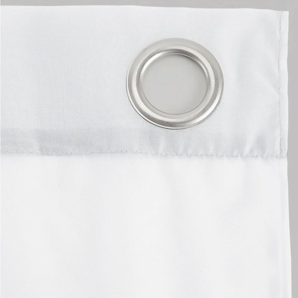 No. 918 Emily Voile Sheer Grommet panel. Set of 2. 59x108 white